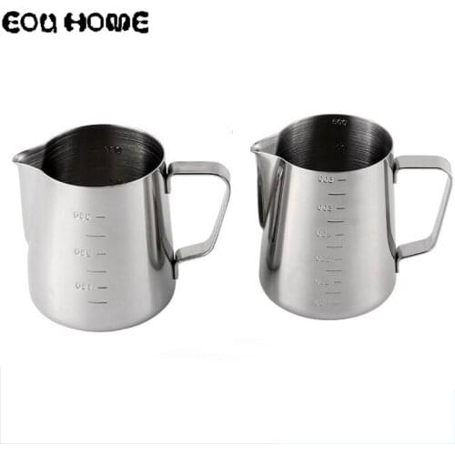 600ml Thicken Stainless Steel Milk Frothing Jug Espresso Coffee Pitcher Barista Craft Coffee Latte Milk Frothing Jug Pitcher