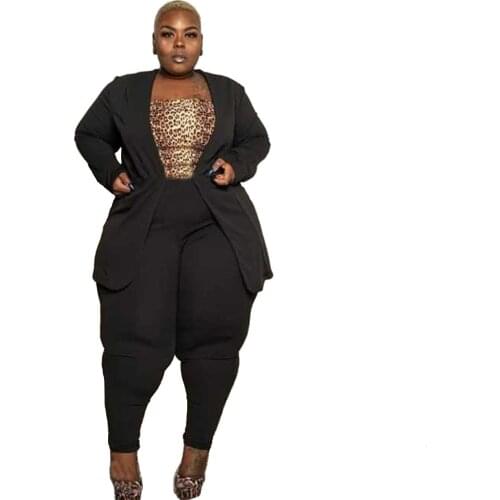 Adogirl Plus Size Business Suit