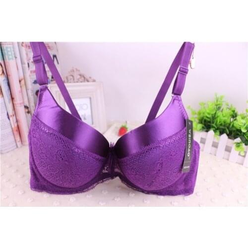 2022 Women Plus Size Bra 36D 36E 38D 38C 40D 40C 40E 42D 42E 44C 46D 44E mother Sexy Lace Push Up Bras cotton good Underwear B06