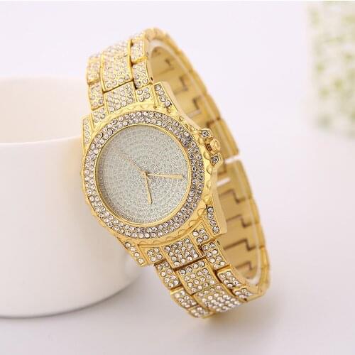 Ladies Bracelet Diamond Watch for Women Fashion Luxury Gold Women Watches Womens Watches Clock Reloj Mujer Montre Femme Relogio