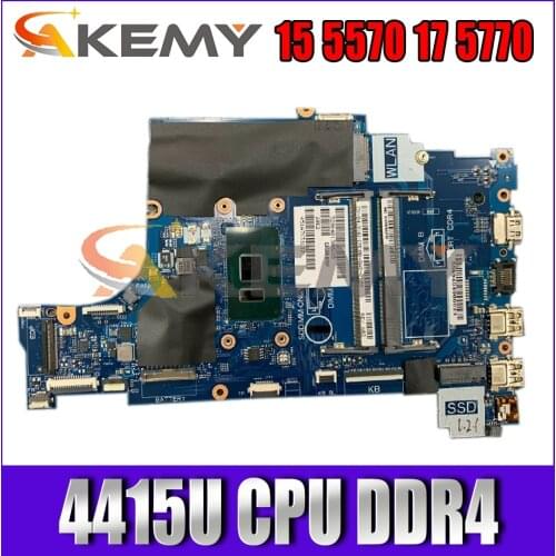 CN-03K7G5 03K7G5 For DELL Inspiron 15 5570 17 5770 Laptop Motherboard CAL60 LA-F114P With Intel 4415U CPU DDR4 100% Fully Tested