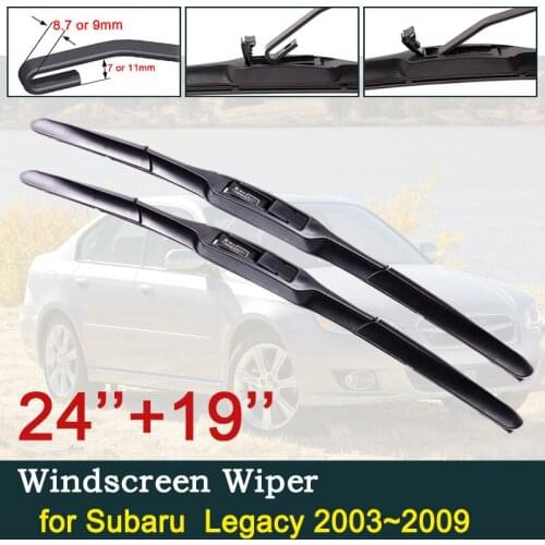 For Subaru Legacy BL BP 2003 2004 2005 2006 2007 2008 2009 Car Wiper Blade Front Windshield Windscreen Wipers Car Accessories