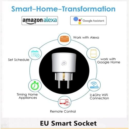 Electrical Smart Socket EU Plug Home Transformation Outlet Adapter Charger Plates Wireless WIFI Remote Control Sockets