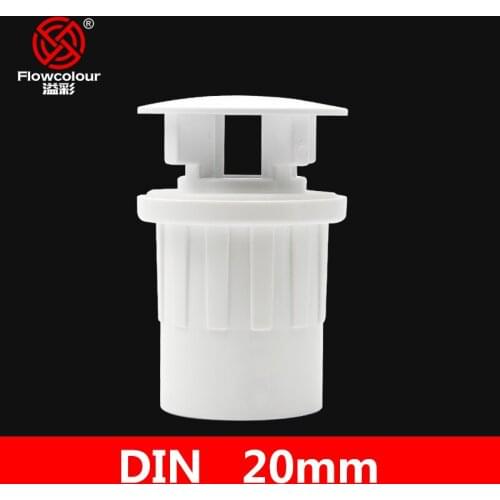 Flowcolour 20mm UPVC Force Drain Coupling PVC Socket Water Tank Aquarium Inlet Outlet Joints Pipe Drainage Connector