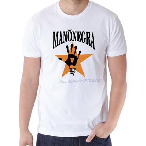 Mano Negra King of Bongo Punk graphic tee Oversized t-shirt Ska Rock Music Retro Cultu harajuku shirt Mens clothing