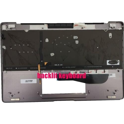 UK Quartz Gray Palmrest Backlit keyboard for Asus Zenbook 3 UX390UA UX390UAK 90NB0CZ3-R31UK1