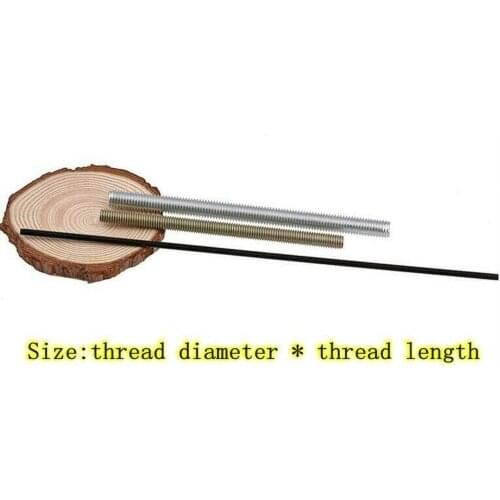 M2-M12 Galvanized Full Thread Screws Rod / High-strength Double-ended Screws