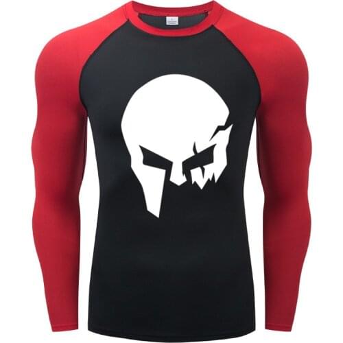 Mens Long Sleeve T Shirt MMA Rashguards BJJ Jersey Boxing man Compression Tops Trainning Shirts Gym Weight Lifting Man T Shirts