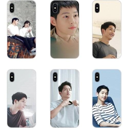 Soft Transparent Bag Case For Xiaomi Redmi Note 3 4 5 6 7 8 Pro Mi Max Mix 2 3 2S Pocophone F1 Song kdrama Yoo Si Jin of the sun