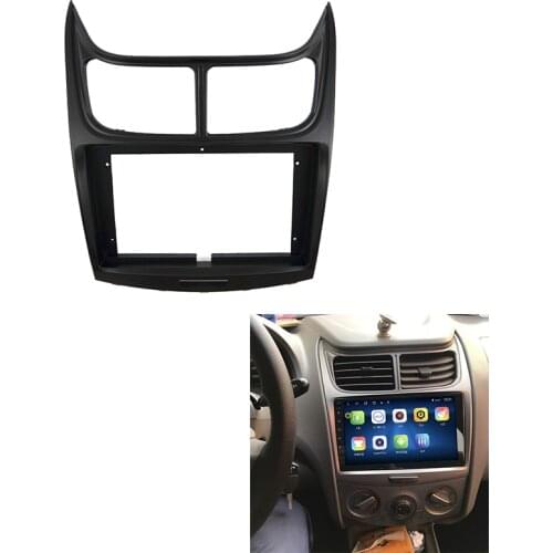 NEW-9Inch 2DIN Car Audio Radio Big Screen Fascia Frame Adapter DVD Dash Fitting Panel Frame Kit for Chevrolet Sail 2011