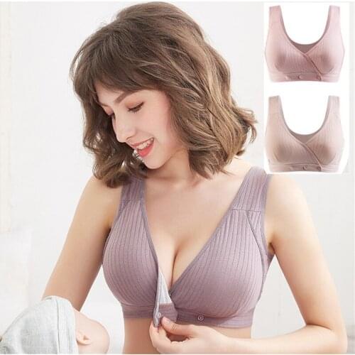 New Pregnant Women Vest Maternity Nursing Bra Breastfeeding Bras Underwear Intimate Clothes Brasier Lactancia Lingerie cotton