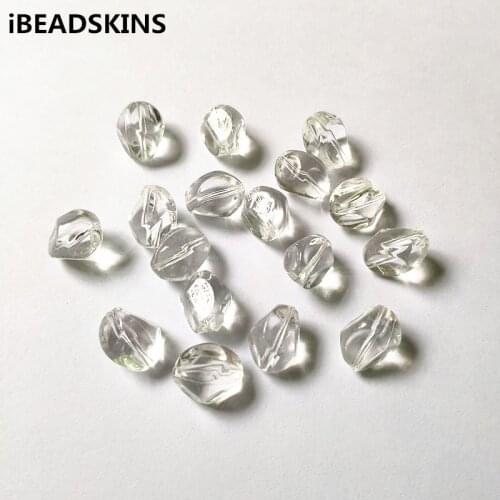 New arrival! 15X11mm 470pcs Clear acrylic Twist shape beads for Necklace,Earrings parts,hand Made Jewelry DIY