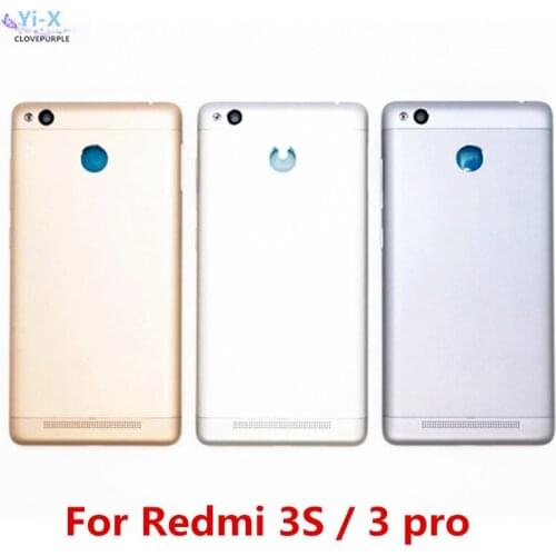New Housing For Xiaomi Redmi 3S redmi 3 pro Back Cover Case Battery Rear Door For Mi redmi 3S 3pro
