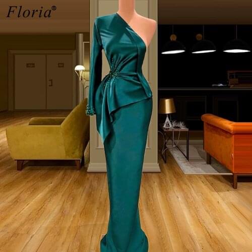 Haute Couture Muslim Celebrity Dresses 2020 Long Formal Evening Gowns Arabic Prom Dresses Woman Party Night Robe De Soiree