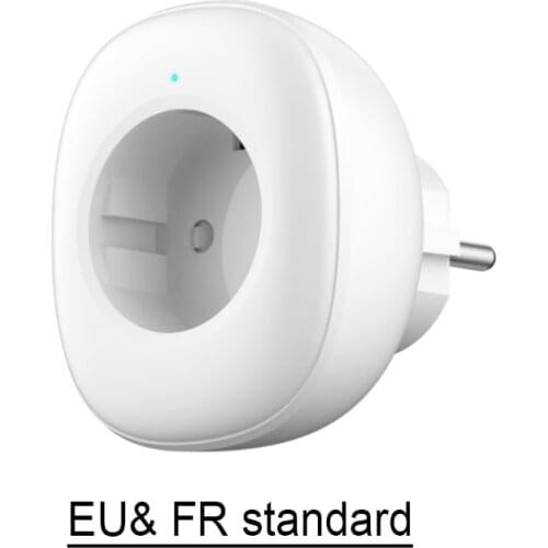 Tuya WiFi EU FR Smart Plug 10A 100-240V Adapter Wireless Remote Voice Control Power Monitor Timer Socket for Google Home Alexa