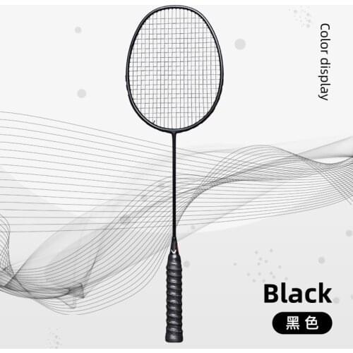 Ultralight Professional 5U Badminton Racket Carbon Fiber Badminton Racket Sport Accessories Competition Training Racket