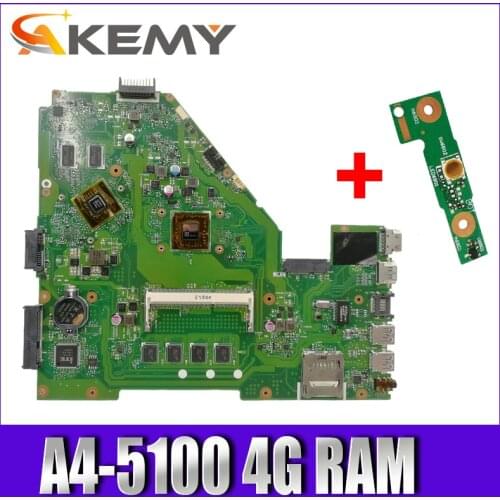X550WEK Laptop Motherboard For Asus X550WE X550W D552W X552E X550EP A4-5100 4G RAM Original Mianboard 100% test ok
