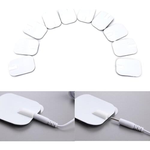 10Pcs Replacement for Massager Tens Units Electrode Pads Therapy Machine 6*4CM