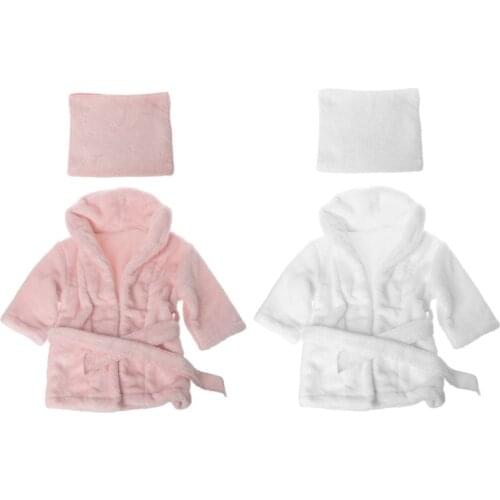 2018 Bathrobes Wrap Newborn Photography Props Baby Photo Accessories