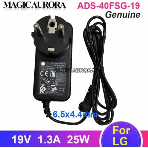 EU Plug 19V 1.3A ADS-40FSG-19 19025GPG-1 Switching Adapter For LG LED LCD Monitor 19025GPCN E2242C E2249 E1948S Power Supply