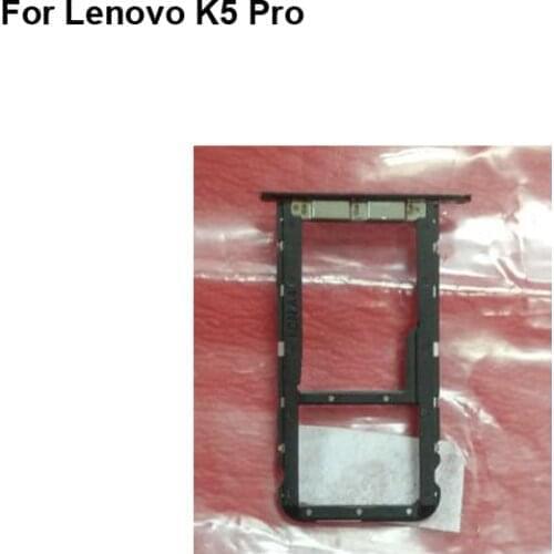 2PCS For Lenovo K5 Pro L38041 New Tested Good Sim Card Holder Tray Card Slot K5pro Sim Card Holder Replacement K 5 Pro