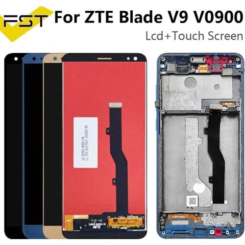 For ZTE Blade V9 V0900 LCD Display with Touch Screen Digitizer Mobile Phone Accessories Lcd Sensor+Tools