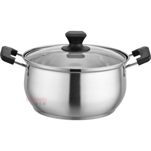 1pcs Stainless Steel Extra Bottom Extra High Steamer Pot Cookware Food Induction Soup&Stock Pots Home Kitchen Cooking Tools