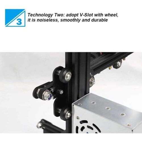 【Hot SALE】 Ender 3 Creality 3D Printer Aluminum DIY with Resume Print 220x220x250mm Ender-3 CREALITY Imprimante 3D Printer