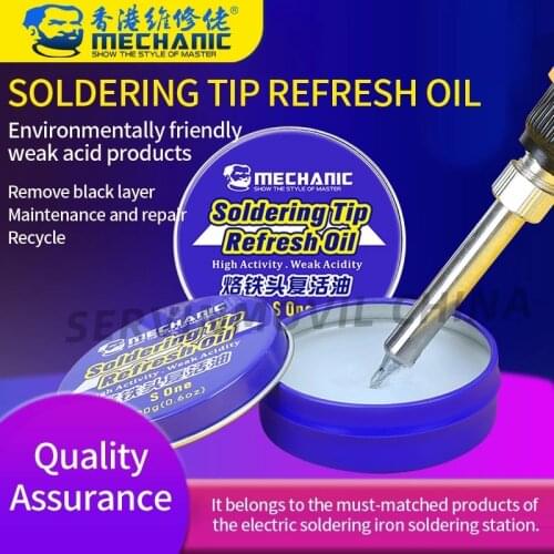 MECHANIC soldering Tip Refresh Oil soldering iron head resurrection and protection oxidation revival oil SOne