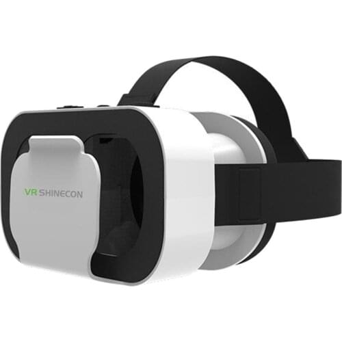 VR SHINECON VR Glasses Universal Virtual Reality Glasses for Mobile Games 360 HD Movies Compatible with 4.7-6.53'' Smartphone
