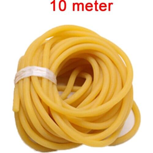 1~10M Natural Elastic Solid Latex Rubber Band Tube Diameter 5mmFor Hunting Slingshots Outdoor Target Athletic Rubber Band
