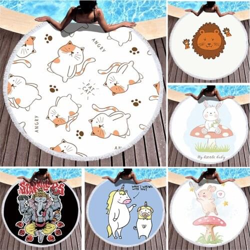 Cartoon cat animal Beach towel large beach towels miraculous beach towel Bath towels Beach mat Large beach towel Towels For home