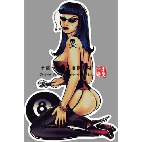 Sexi Vedio Woman Stickers For Sexy Octopus Tattoo Osaka Japanese Pinup Girl Sticker Decal By Mitch Oconnell