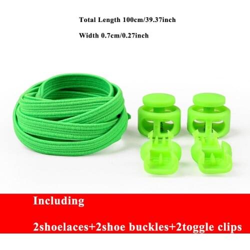 No Tie Shoelaces Stretching Lock lace Locking Shoe Laces Elastic Sneaker Chidren Shoelaces Shoestrings Running/Jogging/Triathlon