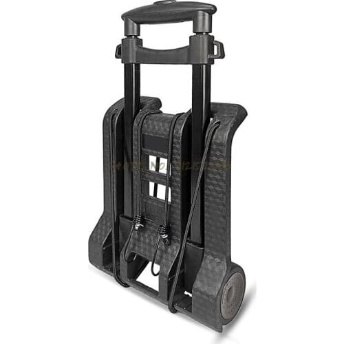 Folding Trolley, Grocery Shopping Cart, Shopping Trailer Trolley, Portable Two-wheeled Trolley, Mini Cart That Can Be Put Into A