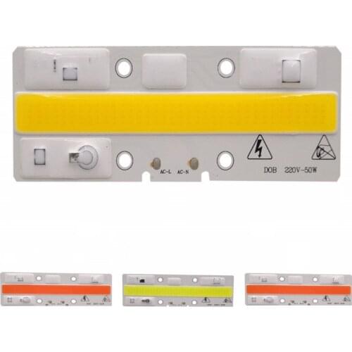 LED COB Grow Chip 50W 220V 230V Full Spectrum Seedings Plants Garden Greenhouse For LED Flood DIY Outdoor light Warm Cold White