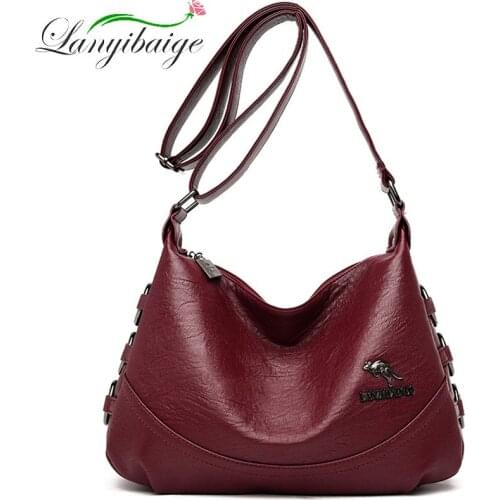 High Quality women Crossbody Bags leather women Shoulder bag Sac a main Bionic sheepskin for Fashion Messenger Bag Sac a main