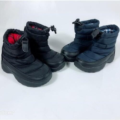 Boys and girls snow boots thick warm non-slip waterproof childrens cotton shoes