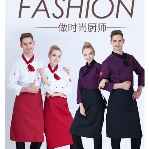 1 piece high quality Chef Jacket,Food Services Cooking,waiter cloth , Kitchen uniform