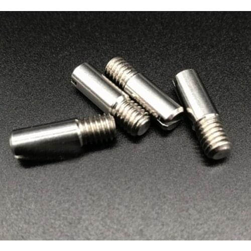 2pcs Cylindrical Pin GB878 Slot External thread Pins M5 stainless steel 10-25mm Length