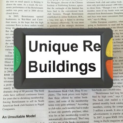 2X-32X Low Vision 4.3 inch Pocket Portable Handheld Electronic Digital Video Magnifier Reading Aid Microscope