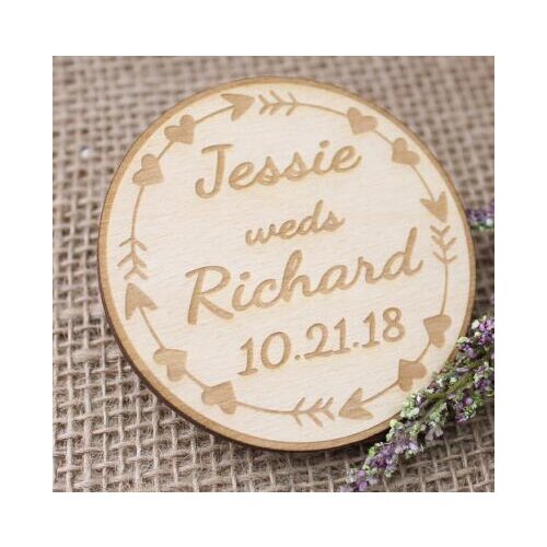 Personalized Engraved Save the date Wedding Wood Favors Coaster mats invitation cards party engagement bridal shower decorations