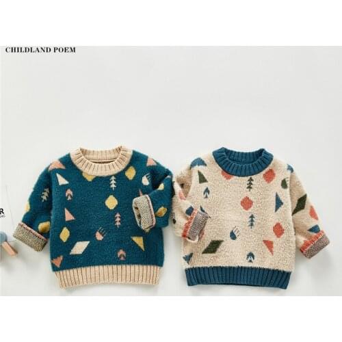 Baby Sweater Autumn 2020 Woolen Baby Boys Girls Sweater Knit Baby Clothes Winter Kids Toddler Sweaters For Boy Girls Pullover