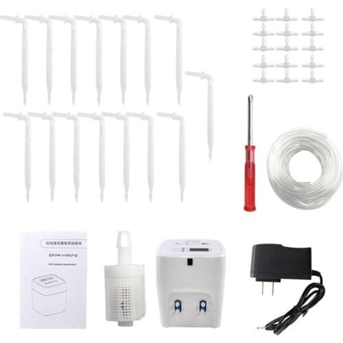 Double Pump Automatic Drip Irrigation USB Charge for Deck Patio Vegetable Gardens Potted Plants Gardening Lovers