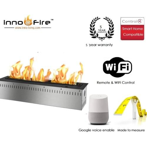 Inno-Fire 30 inch remote control intelligent smart bio ethanol fireplace