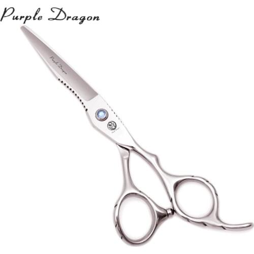 Hot Sell Beauty Scissors Professional 6.0" Purple Dragon JP Steel 1011# Barber Cutting Scissors Thinning Shears Haircut Scissors