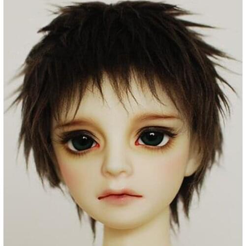 M11 children handmade toy 1/12 1/8 1/6 1/3 1/4 uncle Doll wig BJD/SD doll props Accessories brown short color no.39 hair 1 pcs