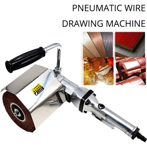 Portable Industrial Grade Pneumatic Multi-function Wire Drawing Machine Stainless Steel Polished Wire Drawing Wood Grain Drawing