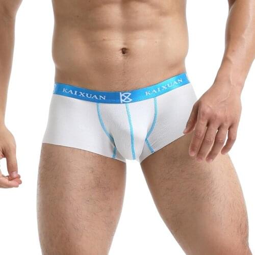 High quality men underwear boxers sexy gay underwear short cotton boxershorts cueca masculina homme shorts sleepwear panties