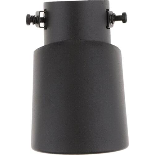 Car 135mm Stainless Steel Car Rear Exhaust Pipe Tail Muffler Tip Replacement Black